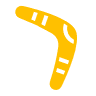 Vector shows a boomerang.